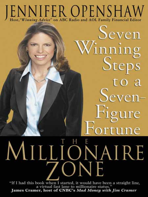Title details for The Millionaire Zone by Jennifer Openshaw - Available